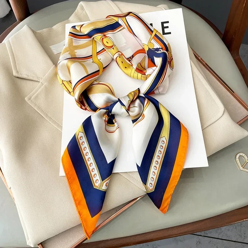 Luxury Bags China - Luxe Design Skinny Zijden Vierkante Sjaal