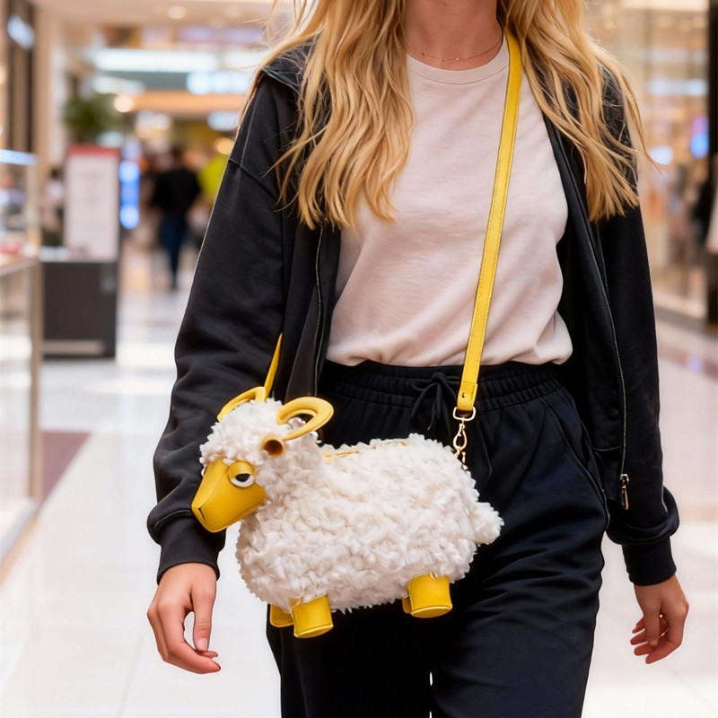 Luxury Bags Cute - Nieuwe modeontwerp schattige schapenvormige high-end crossbody