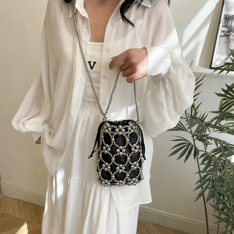 Kralen witte emmer schouder- e - Luxury Bags On Sales recensie en prijs