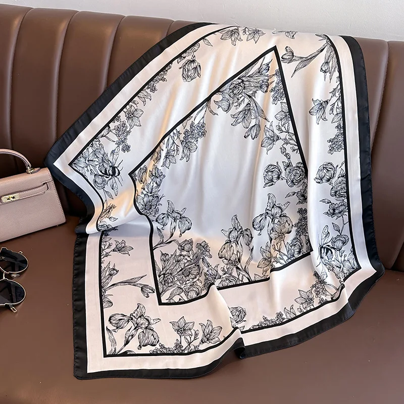 70*70Cm Luxe Bloemenprint Zijd - Luxury Bags China recensie en prijs